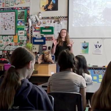 PHOTO: Students at John Baldwin Elementary School are working to raise funds to support the eagle habitat in Big Bear Valley in California.