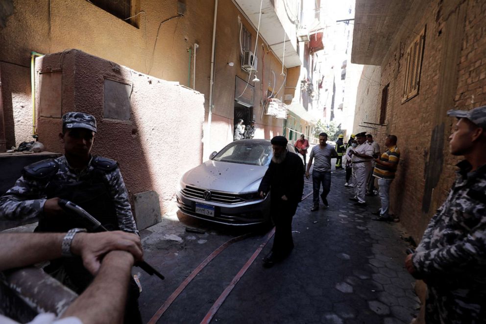 At least 41 dead in Cairo church fire. 