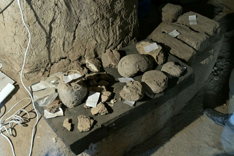 PHOTO: Archeological discoveries are seen in Luxor, Egypt, in this undated handout photo.