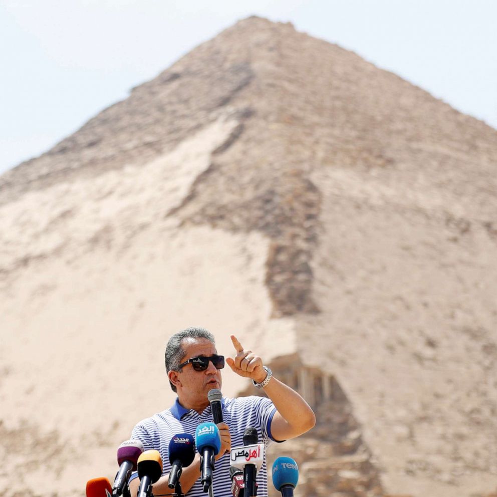 For The Second Time This Month Egypt Has Opened A New Ancient Pyramid To The Public Abc News