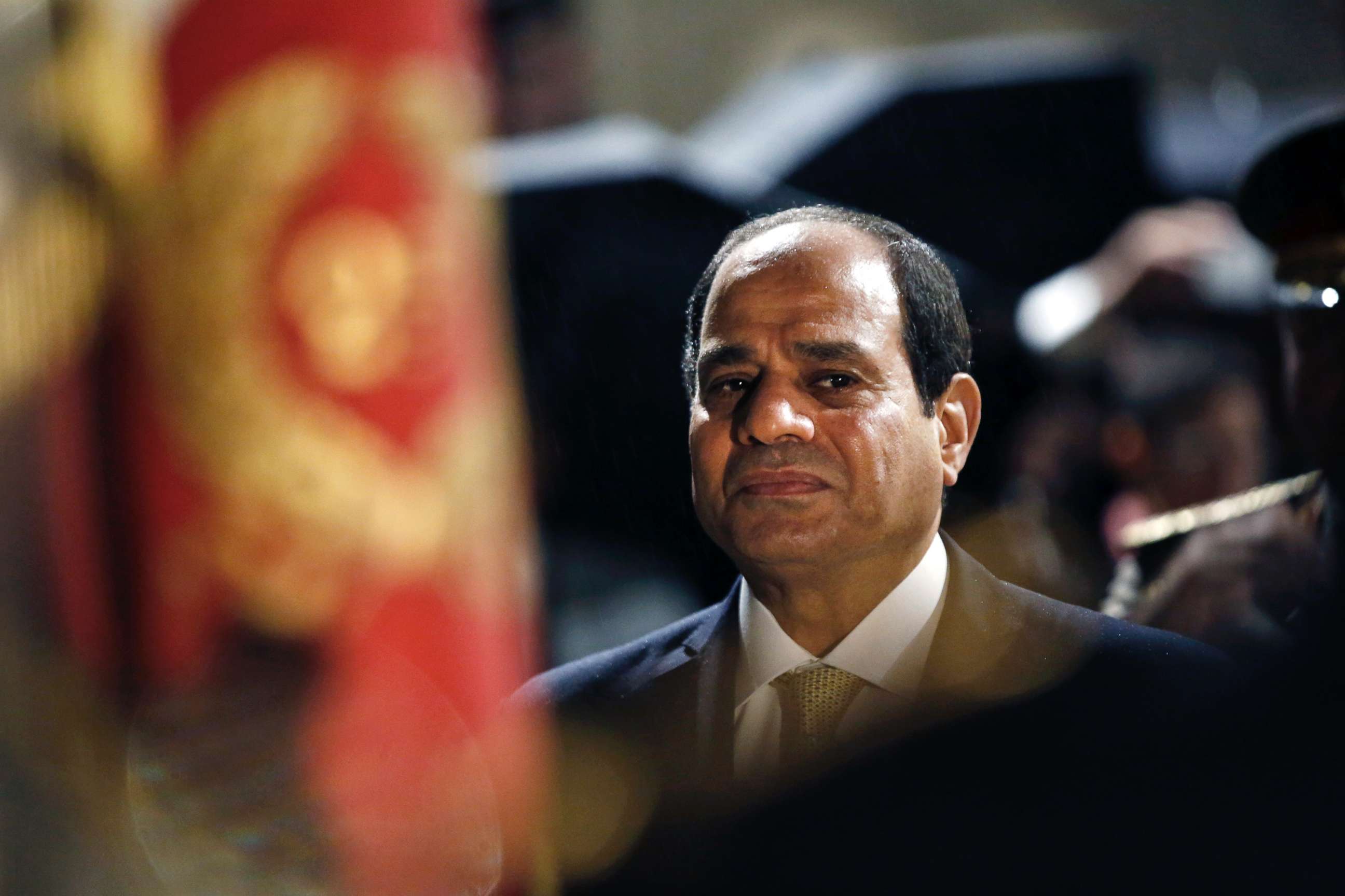 PHOTO: Egyptian President Abdel-Fattah al-Sisi in Paris during a visit to France, Oct. 23, 2017.