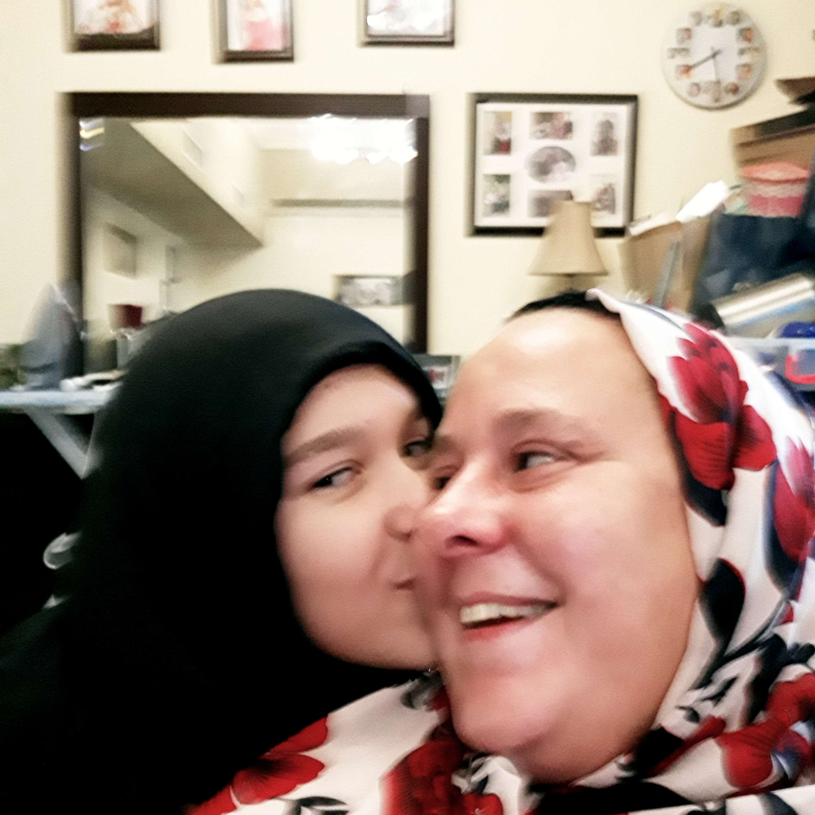 PHOTO: Lloyd and her daughter, Grace, both took part in the 30-Day Hijab challenge this year.