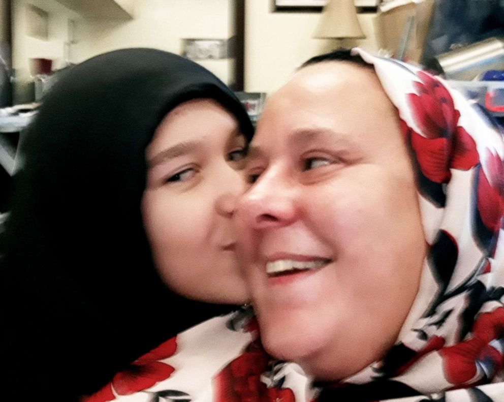 PHOTO: Lloyd and her daughter, Grace, both took part in the 30-Day Hijab challenge this year.