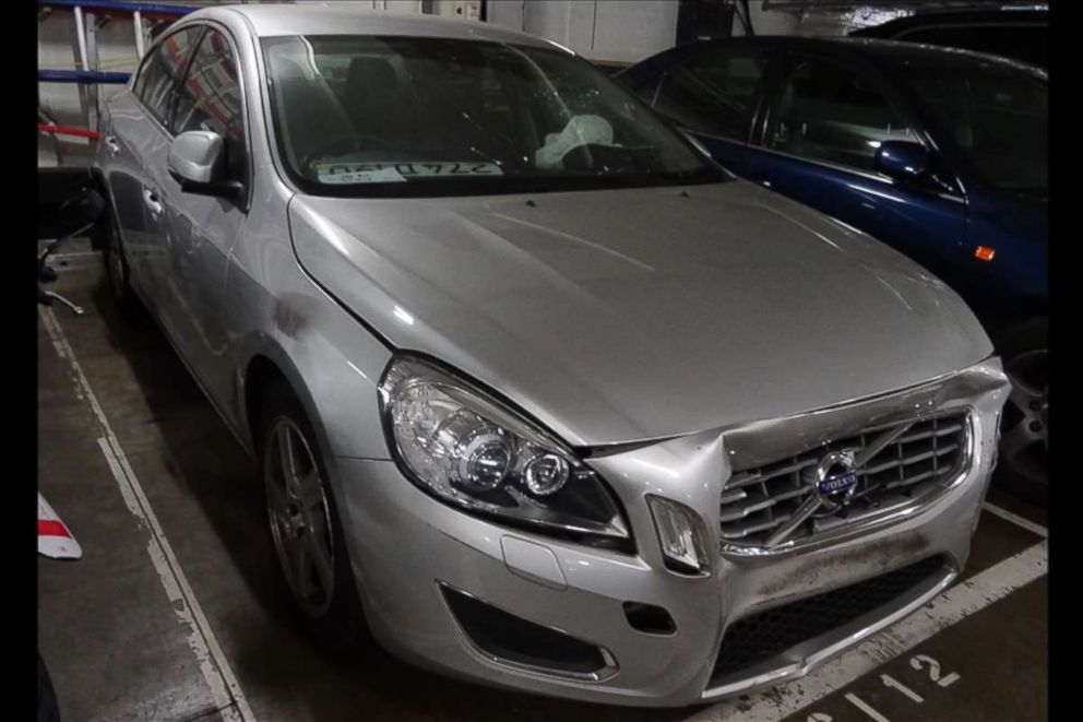 PHOTO: A vehicle with "Bodywork front badly damaged in need of major repair and interior good" up for online auction from the London U.S. Embassy.