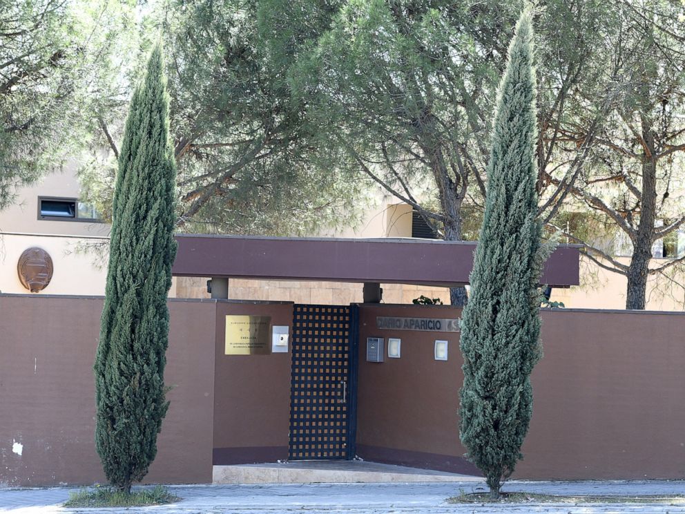 PHOTO: An outside view of the Embassy of North Korea in Madrid, Spain, March 27, 2019.