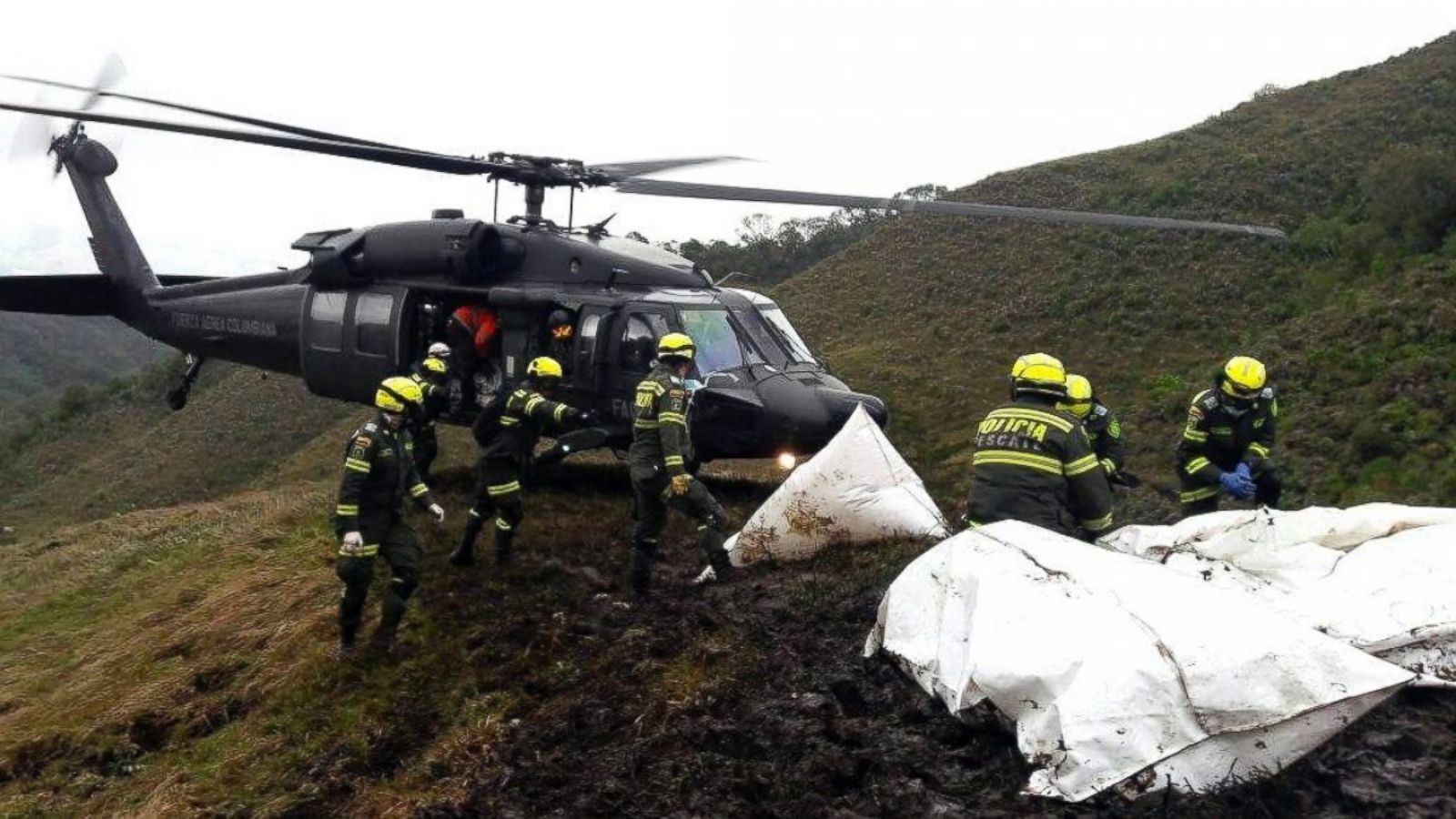 Charter Plane Crashes in Colombia Photos Image 91 ABC News