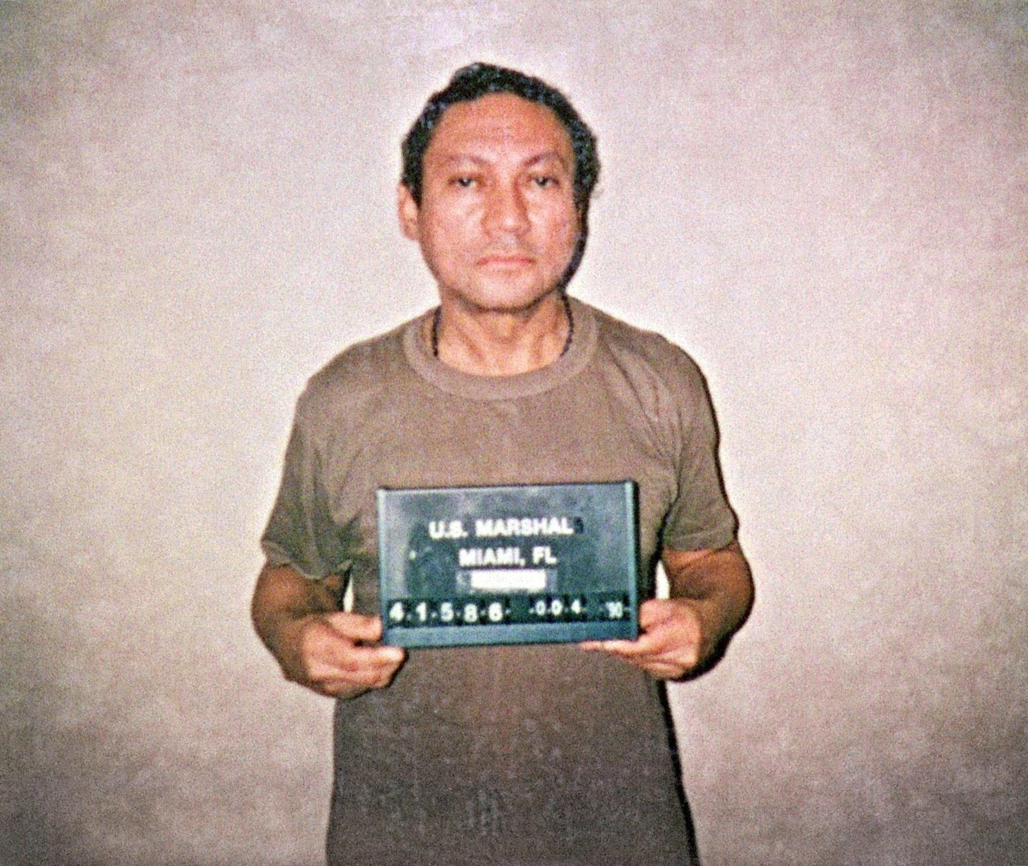 PHOTO: Former Panamanian General Manuel Antonio Noriega is pictured while imprisoned in the United States, Jan. 4, 1990. 