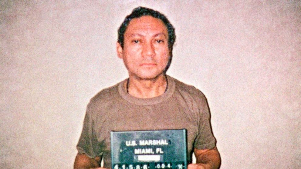 PHOTO: Former Panamanian General Manuel Antonio Noriega is pictured while imprisoned in the United States, Jan. 4, 1990. 