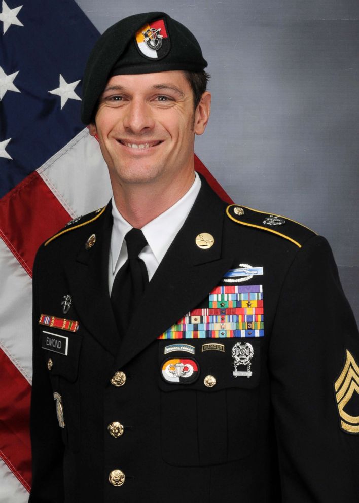PHOTO: Army Sgt 1st Class Eric Michael Emond, 39, of Brush Prairie, Washington was one of three special operations service members killed by a roadside bomb in Afghanistan on Nov. 27, 2018.