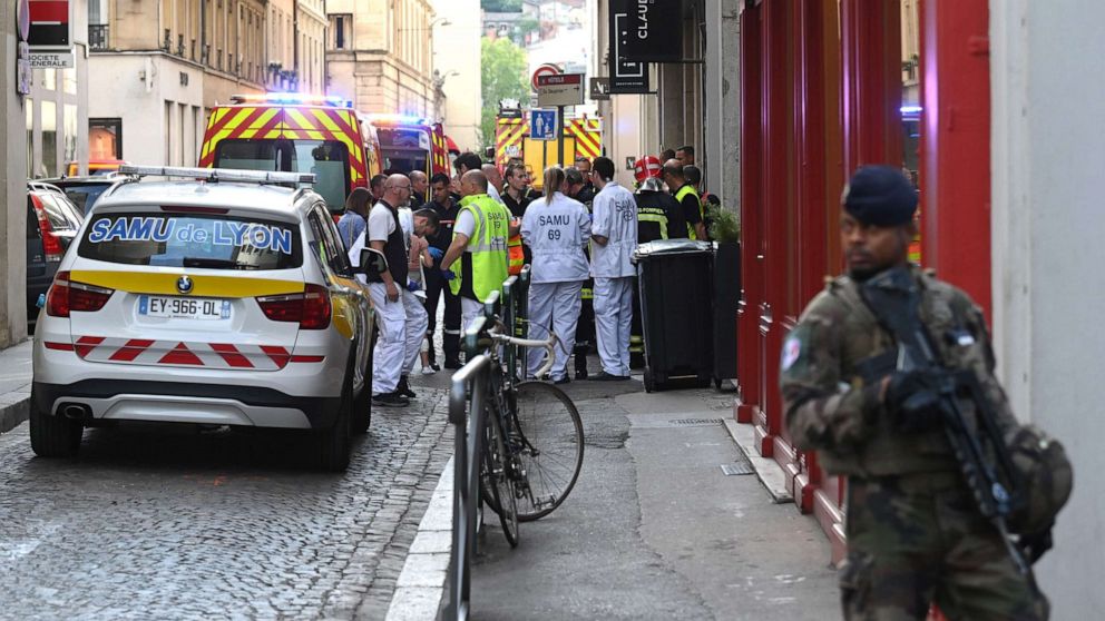 Explosion on a street corner in Lyon, France, leaves 8 with minor ...