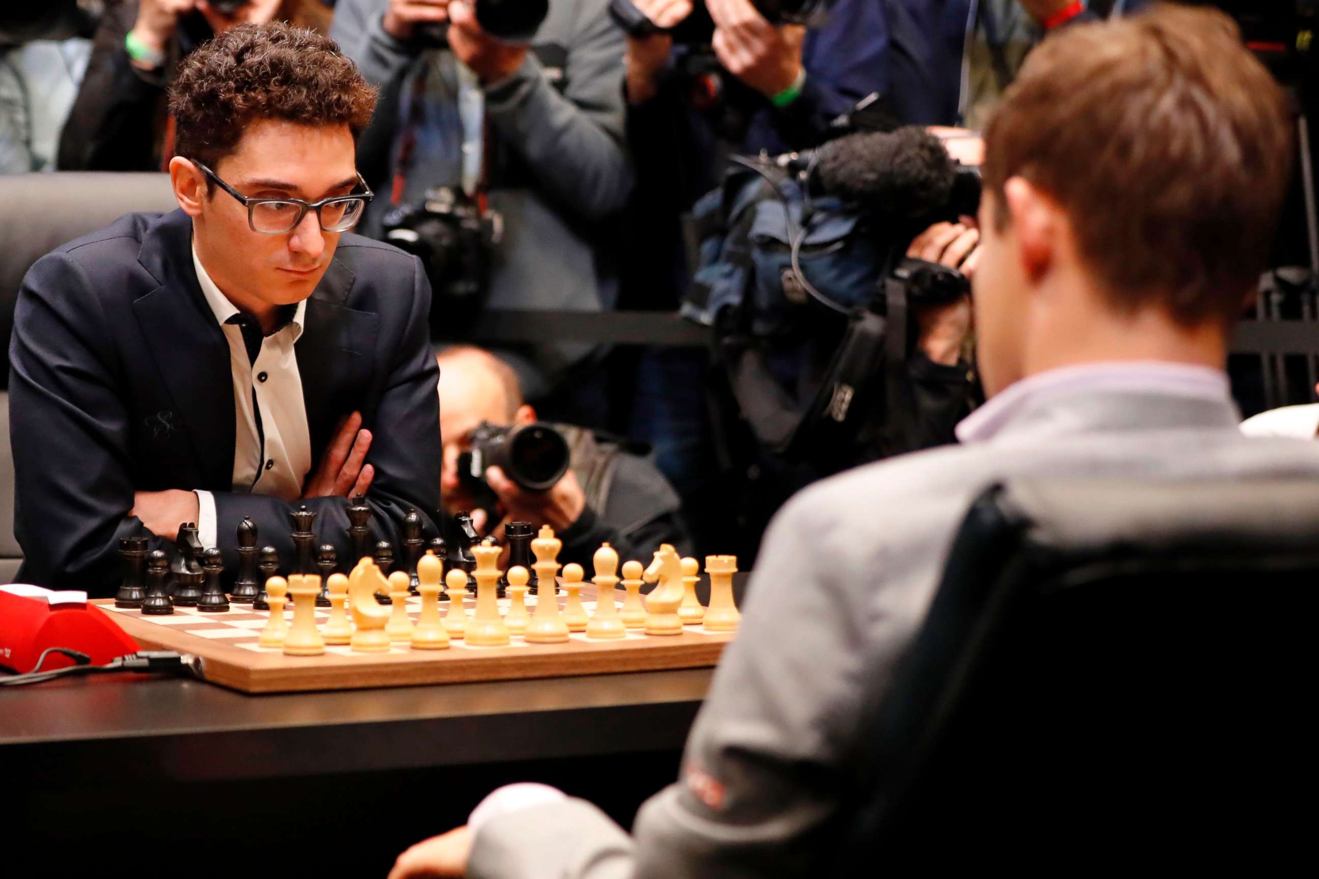 World Chess Championship: the first game ended in a draw after 45 moves