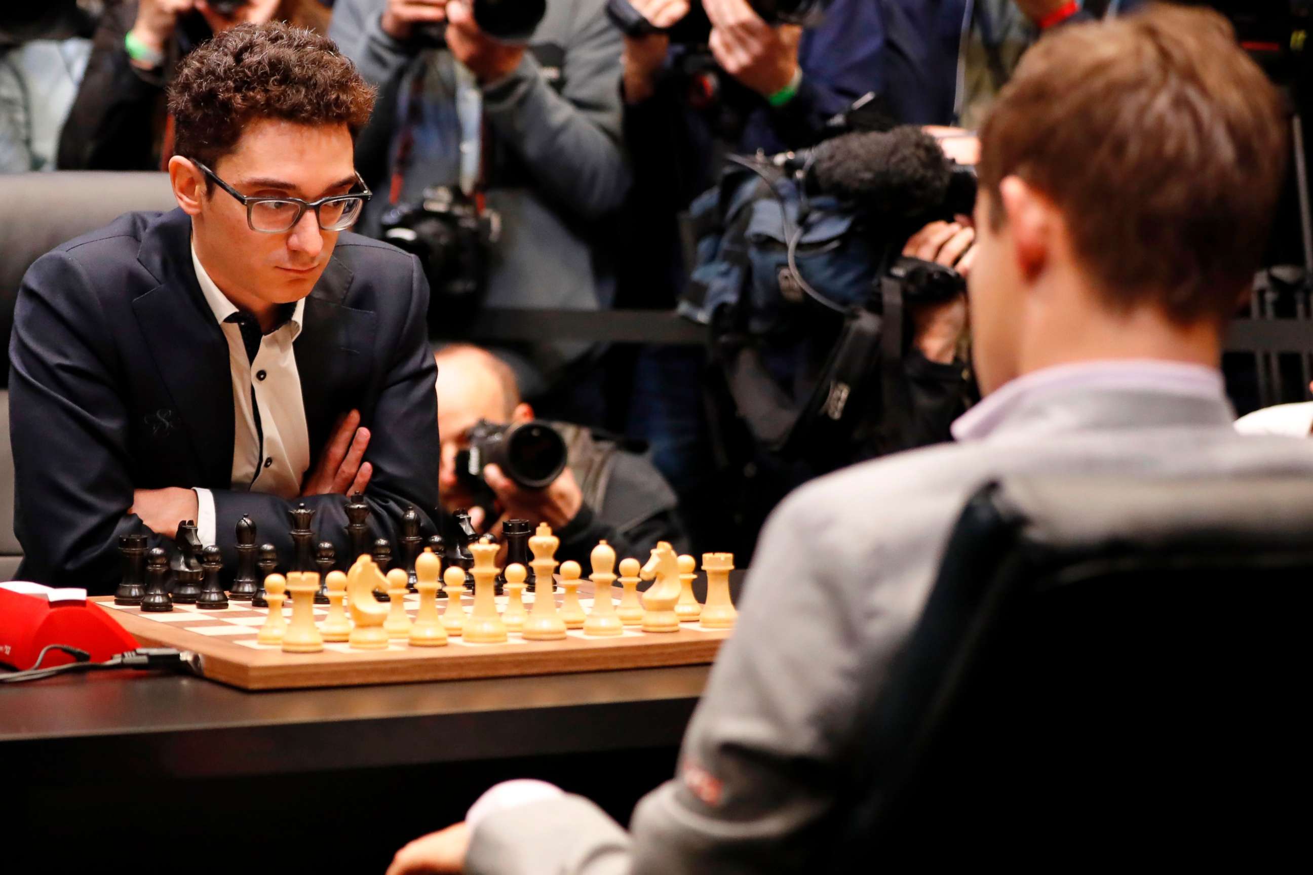 World Chess Championship Game 5: Caruana's Surprise Gambit Doesn't Break  Impasse 