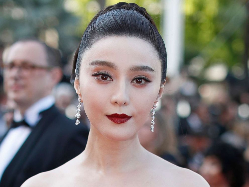PHOTO: In this May 24, 2017, file photo, Fan Bingbing poses for photographers as she arrives for the screening of the film The Beguiled at the 70th international film festival, Cannes, France.