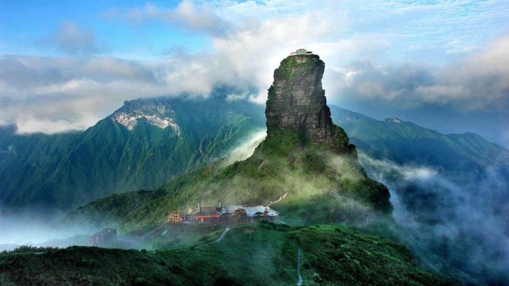 PHOTO: A handout photo made available by UNESCO on July 2, 2018 shows Fanjingshan, in Guizhou Province of south-west China.