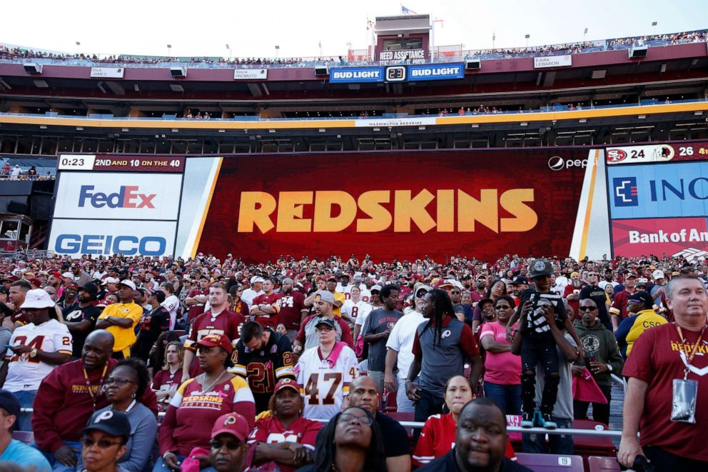 Video Washington Football Team announces historic new NFL leader - ABC News