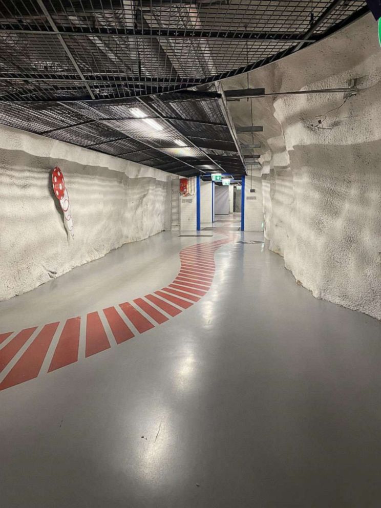 PHOTO: A view of an underground tunnel in Finland, a country with more than 50,000 bunkers underneath it.