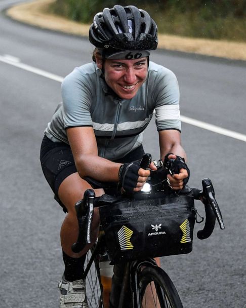 German cycler becomes 1st woman to win 2 485 mile