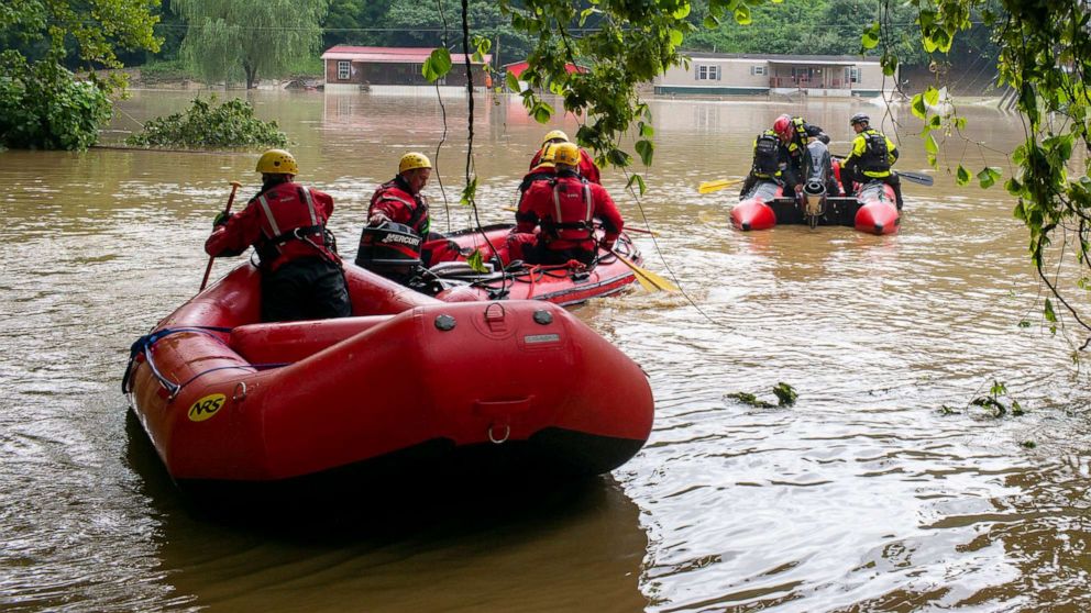 VIDEO: Urgent search underway for survivors of Kentucky floods