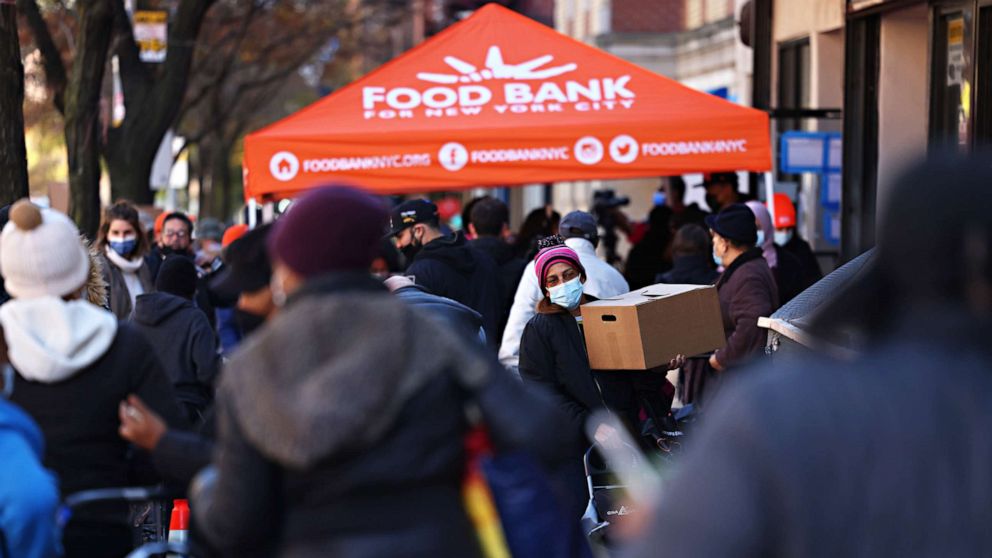 Food banks face growing hunger crisis ahead of the holidays during the  pandemic - ABC News