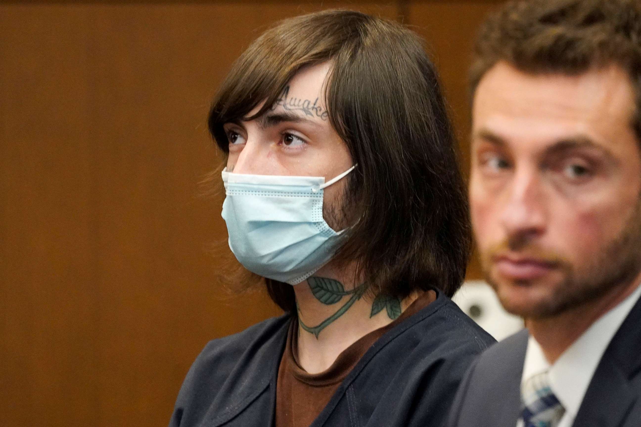 PHOTO: Robert E. Crimo III listens to Judge Victoria A. Rossetti during a hearing in Lake County court in Waukegan, Ill., Aug. 3, 2022