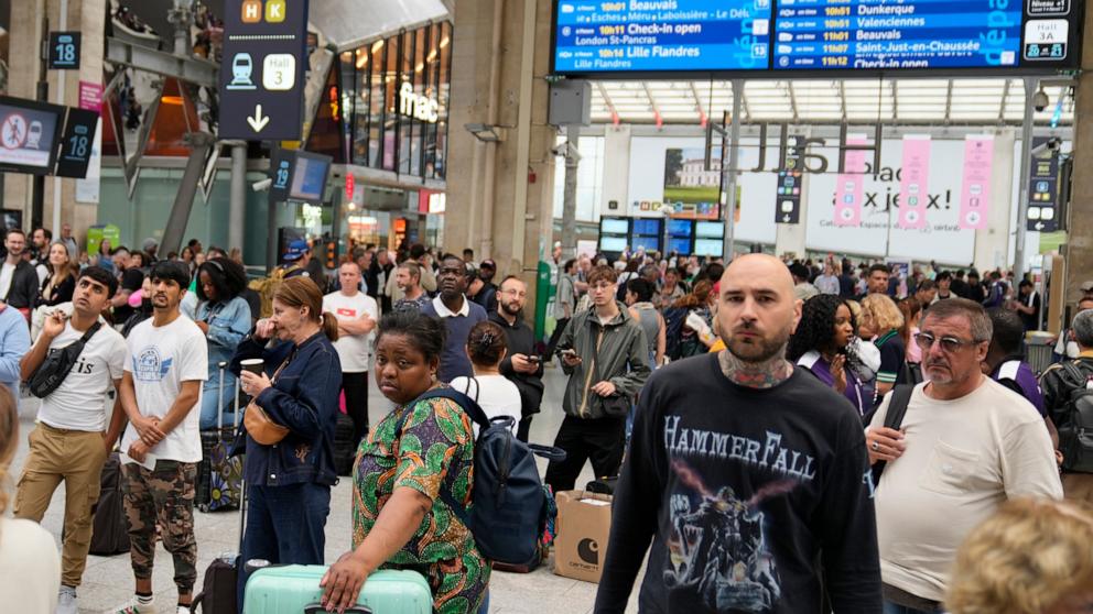 PHOTO: Paris Olympics Security Trains