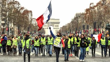 Gentage sig ulv Cyclops Yellow vest' protests in France draw fewer demonstrators, less violence in  latest round of weekend demonstrations - ABC News