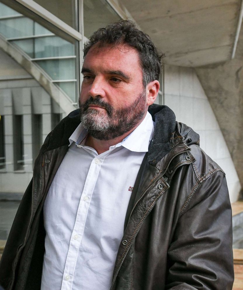 PHOTO: Frederic Pechier arrives at the Besancon courthouse on June 12, 2019 in France.