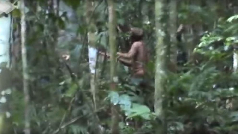 Rare Video Shows Last Surviving Member Of Amazonian Tribe Abc News