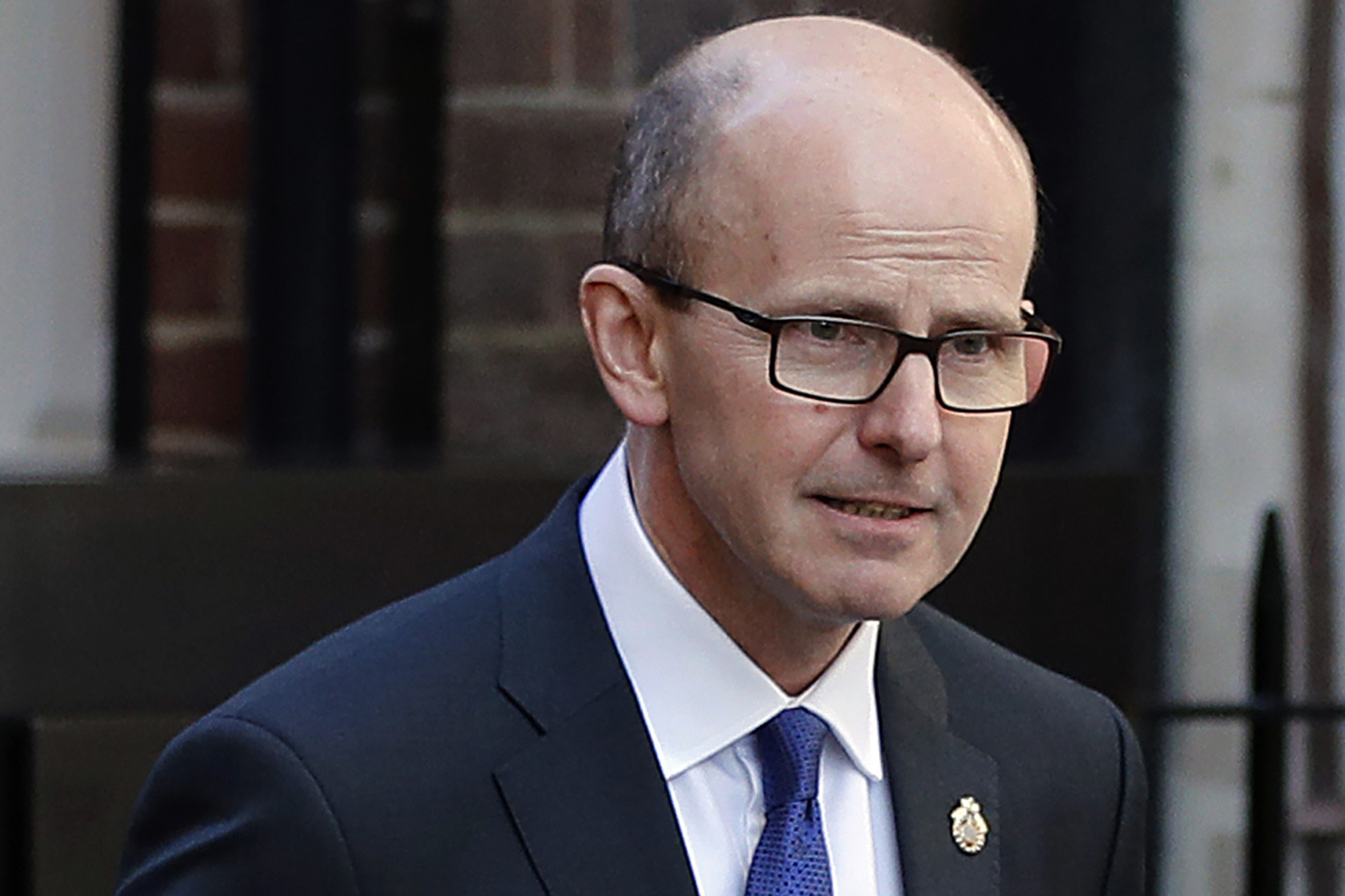 PHOTO: Jeremy Fleming, head of the British Government Communications Headquarters (GCHQ), is photographed in London, on Feb. 14, 2019. 
