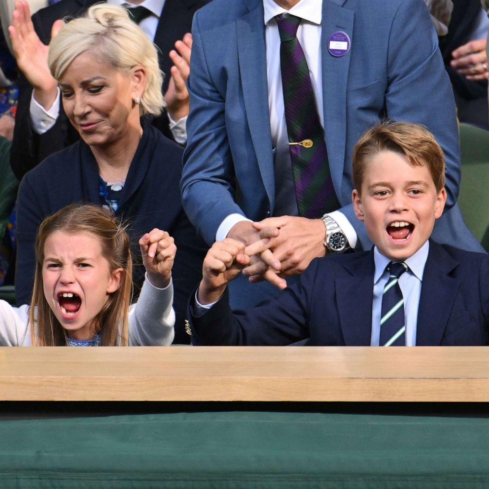 Prince George, Princess Charlotte join parents at Wimbledon mens final