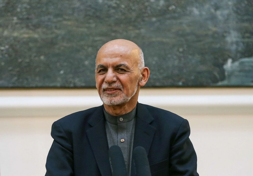 PHOTO: Afghanistan's President Ashraf Ghani attends a news conference in Kabul, Afghanistan, Dec. 3, 2019. 