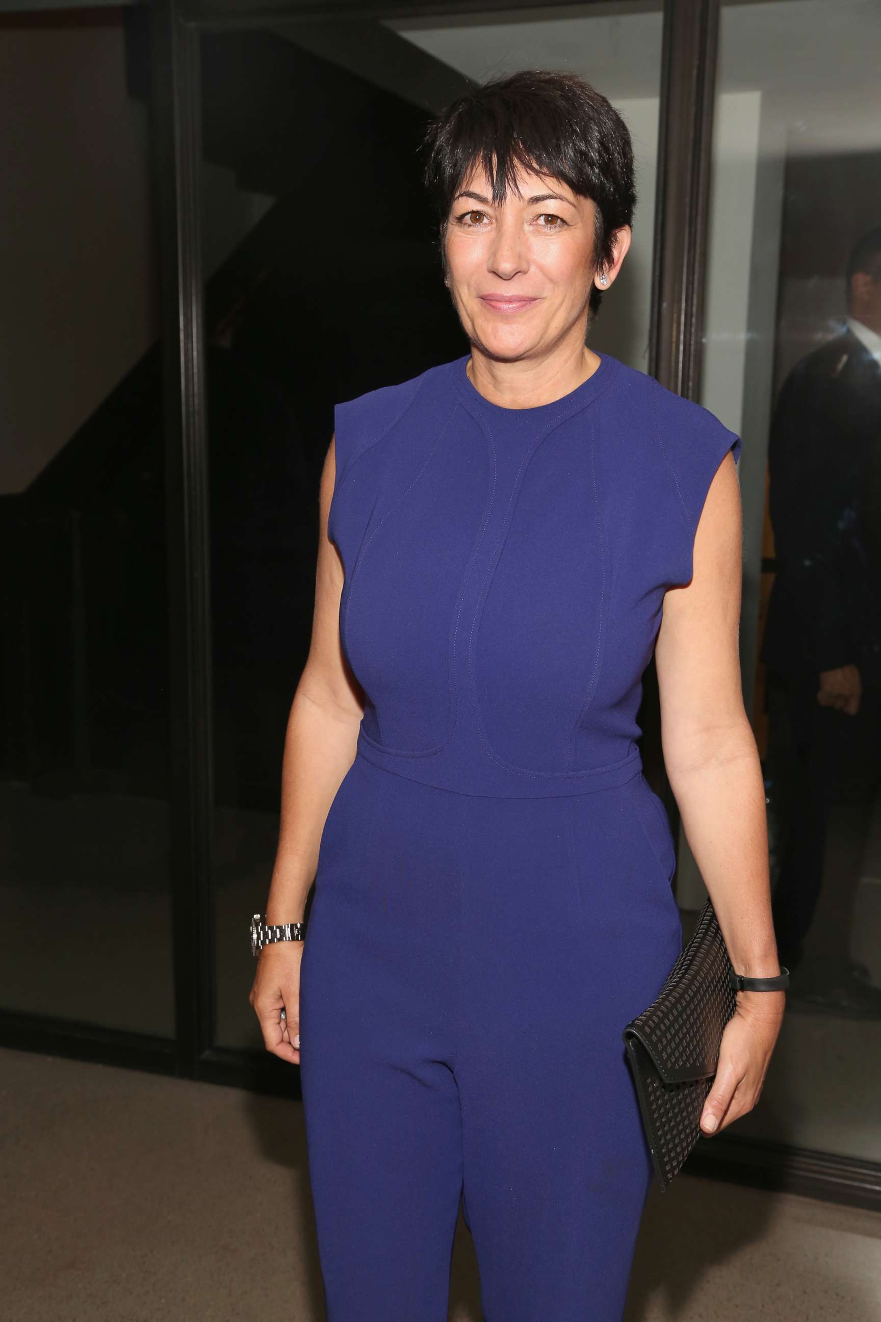 PHOTO: Ghislaine Maxwell at Spring Studios in New York City, Oct. 18, 2016.