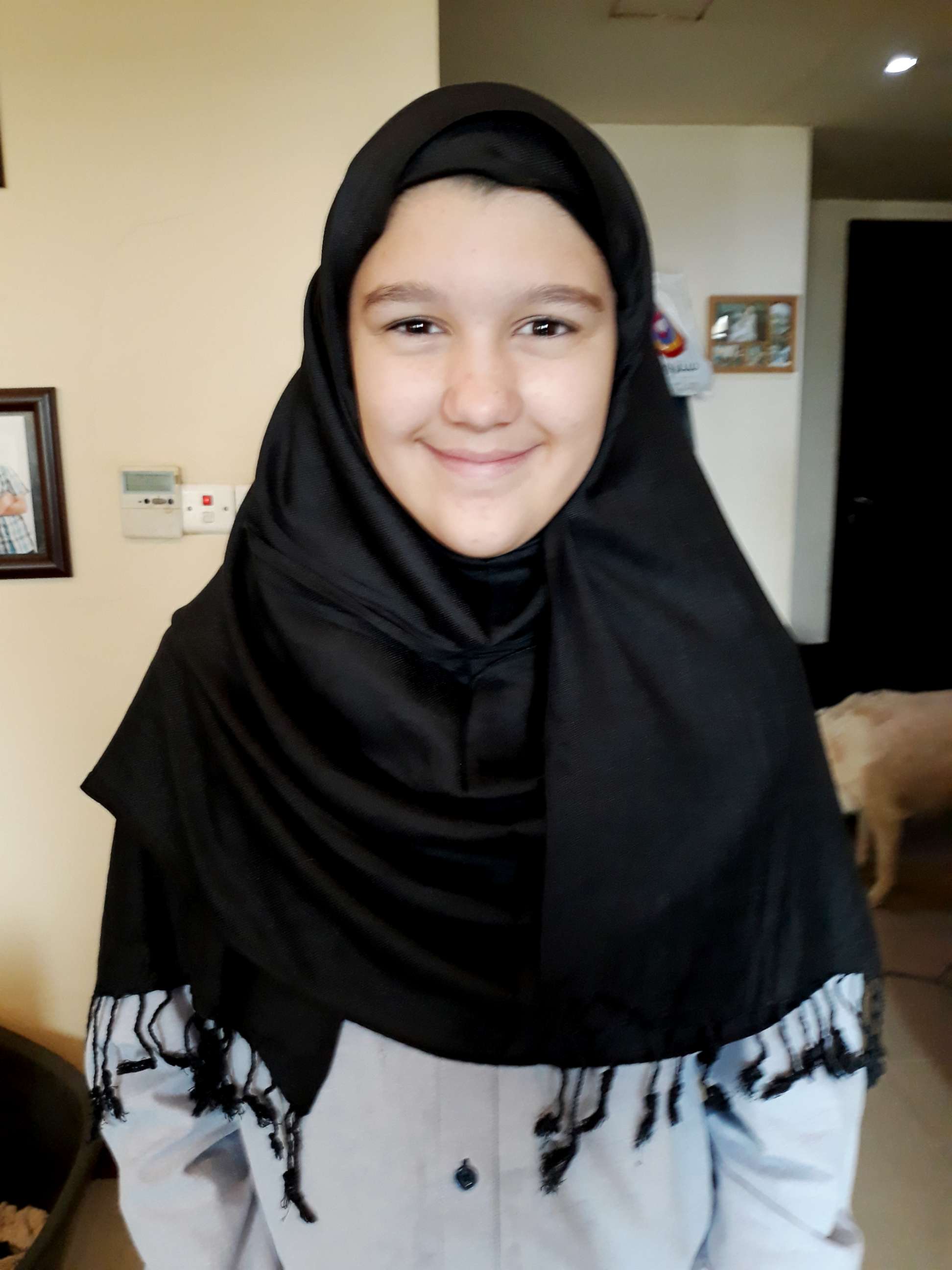 PHOTO: Grace Lloyd, 11, took part in the 30-Day Hijab challenge this year. 