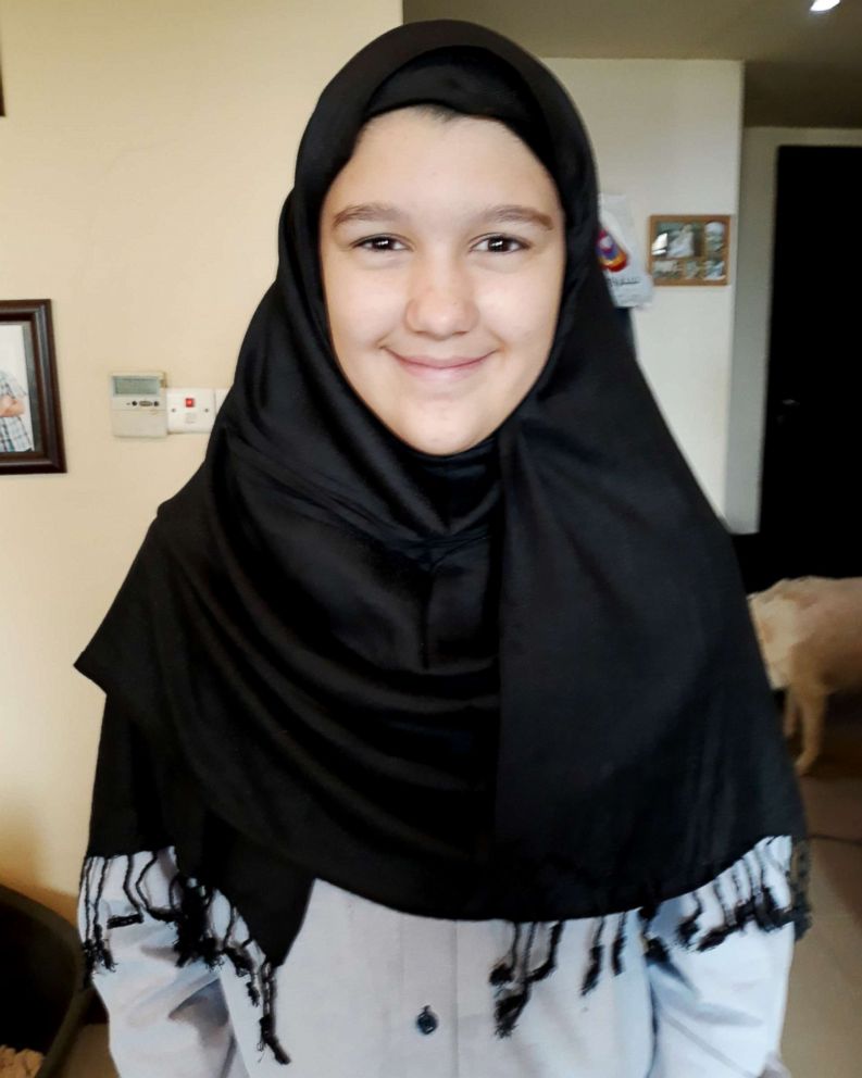 PHOTO: Grace Lloyd, 11, took part in the 30-Day Hijab challenge this year. 