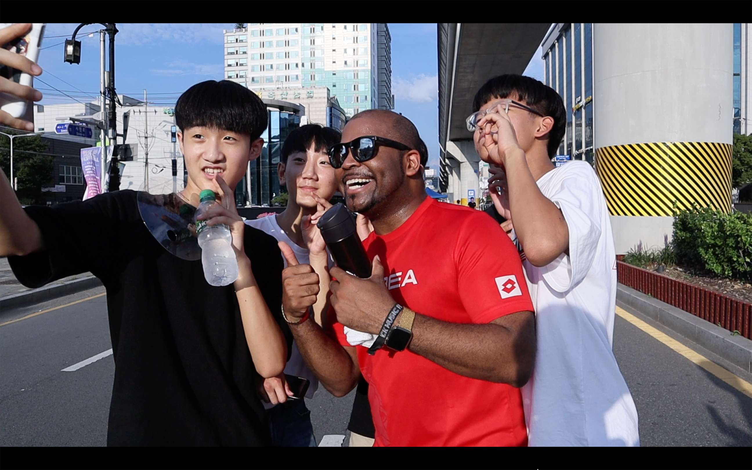 PHOTO: At a Sept. 20, 2019, music festival, Greg was recognized by Koreans, many of whom took selfies and got autographs.