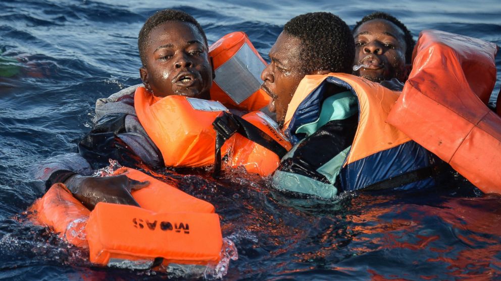 Mediterranean Migrant Drownings Reach Record High As Hundreds Drown Off Libya Abc News 