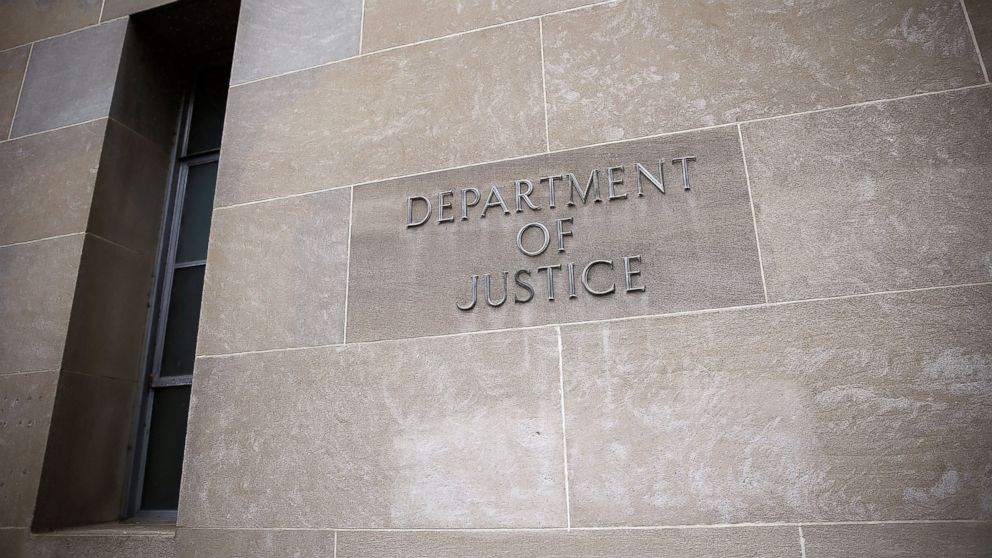 PHOTO: The U.S. Department of Justice is shown Sept. 25, 2014 in Washington.
