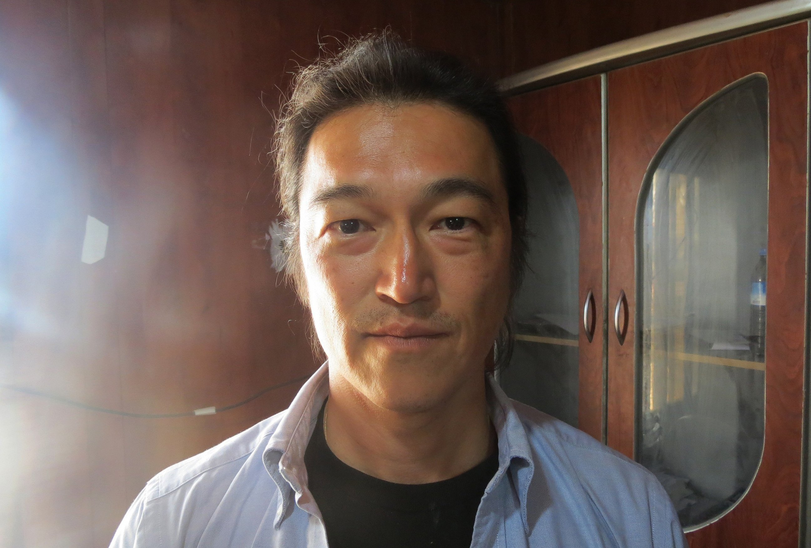 PHOTO:  Japanese journalist Kenji Goto is seen in this April 25, 2014 file photo.
