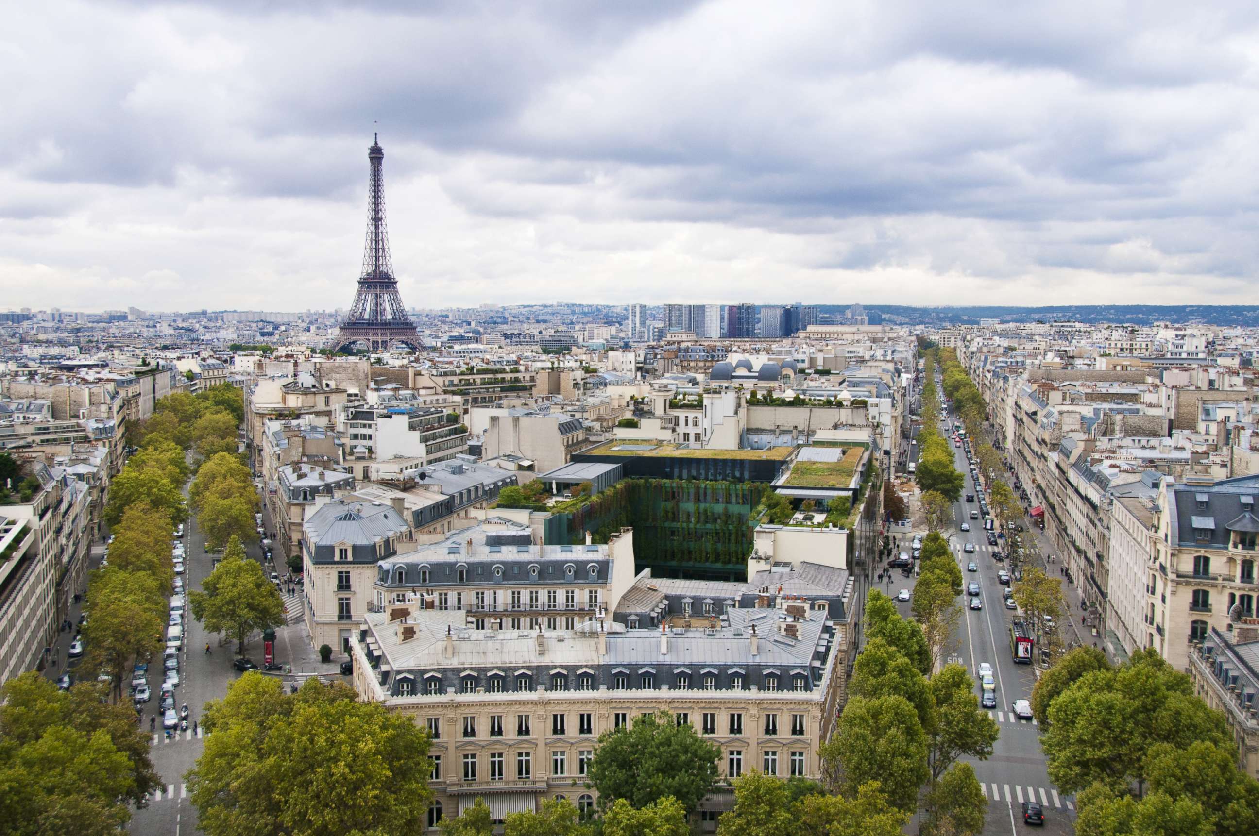 PHOTO: An aerial view of the Eiffel Tower in Paris in this undated stock photo. 