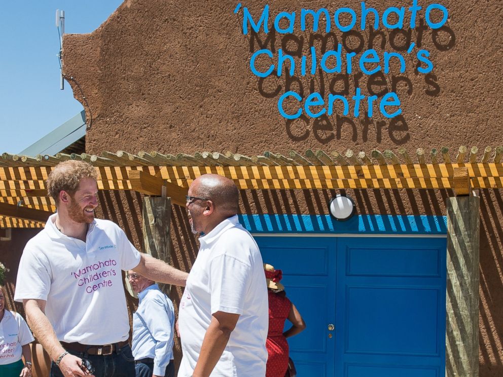 PHOTO: Prince Harry and Prince Seeiso of Lesotho attend the opening of Sentebales Mamohato Childrens Centre during an official visit to Africa on Nov. 26, 2015 in Maseru, Lesotho.