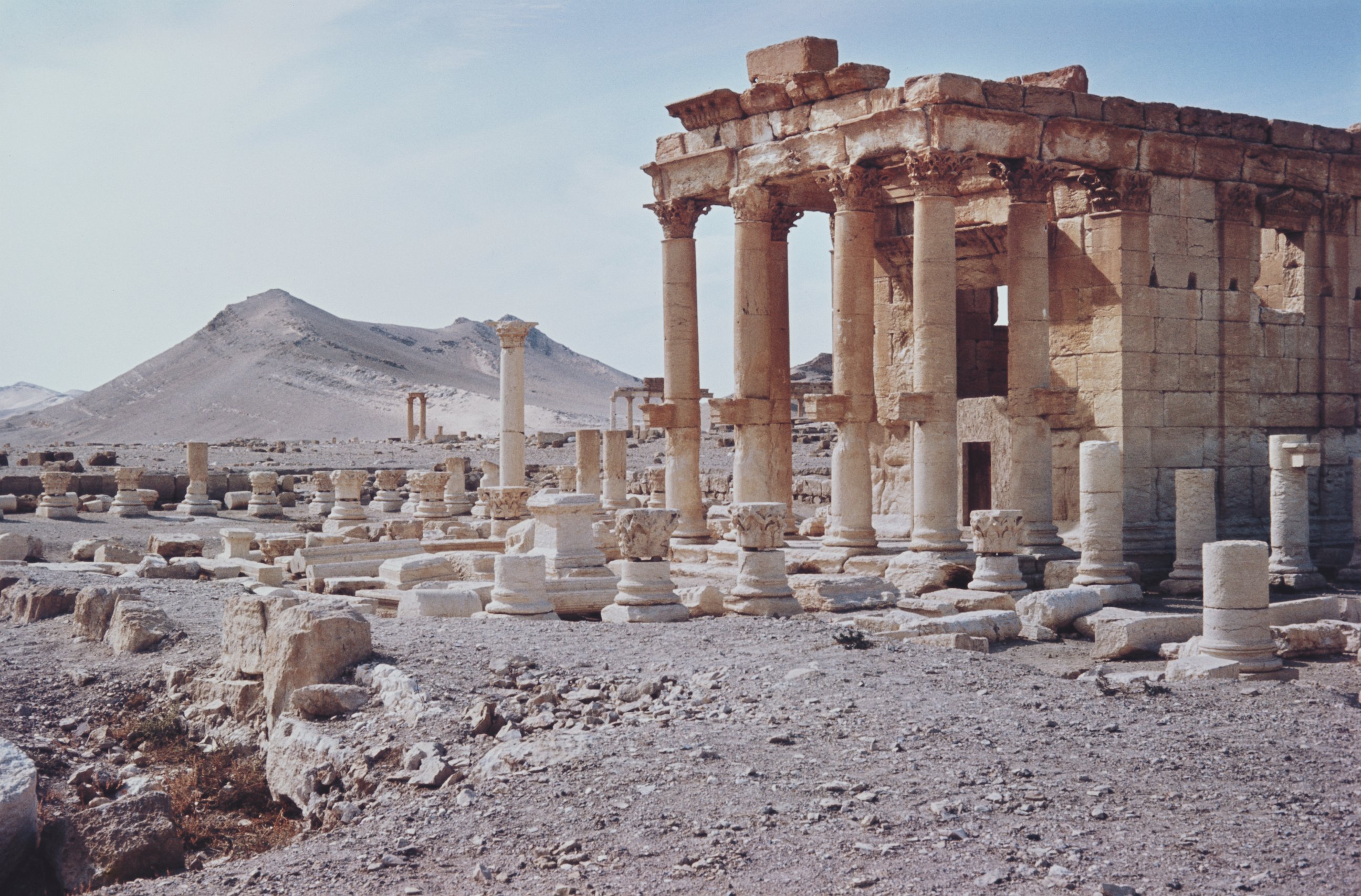 PHOTO: The temple of Baal-Shamin in Palmyra, Syria in an undated photo.