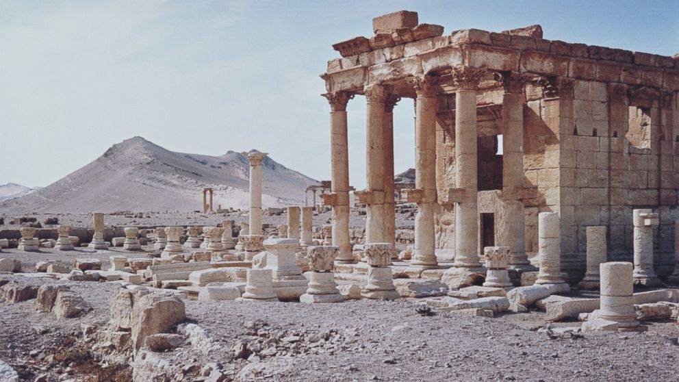 PHOTO: The temple of Baal-Shamin in Palmyra, Syria in an undated photo.