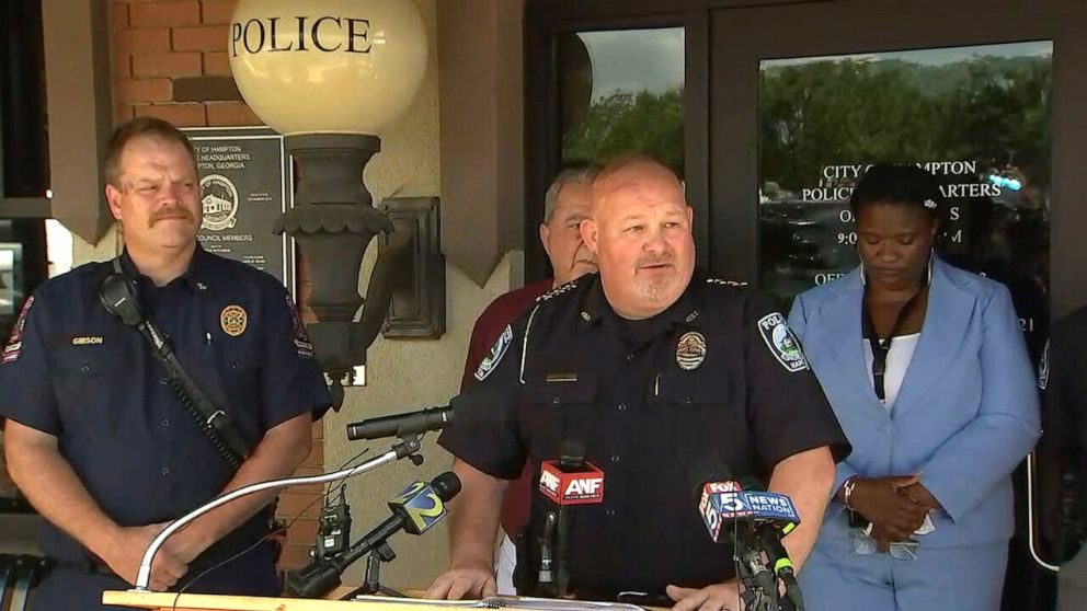 PHOTO: Chief of the Hampton Police Department James Turner speaks at a press conference on July 15, 2023.