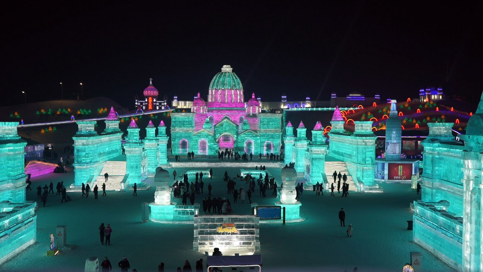 Inside the ice kingdom: The world's largest ice and snow festival near  Siberia - ABC News