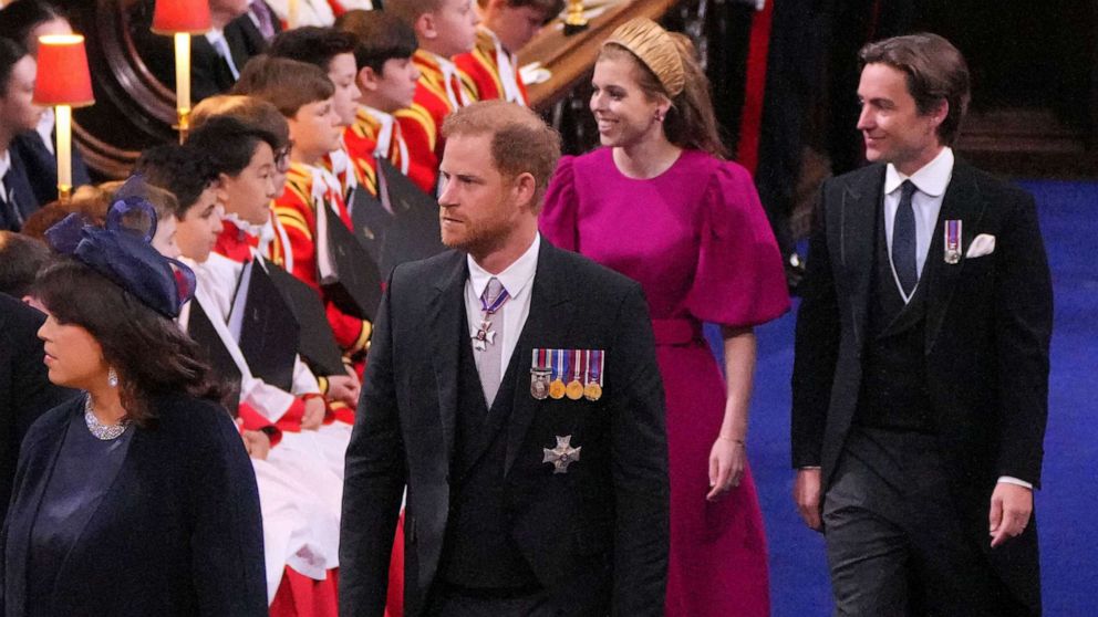 PHOTO: The Duke of Sussex at the coronation ceremony of King Charles III and Queen Camilla in Westminster Abbey, London, May 6, 2023.