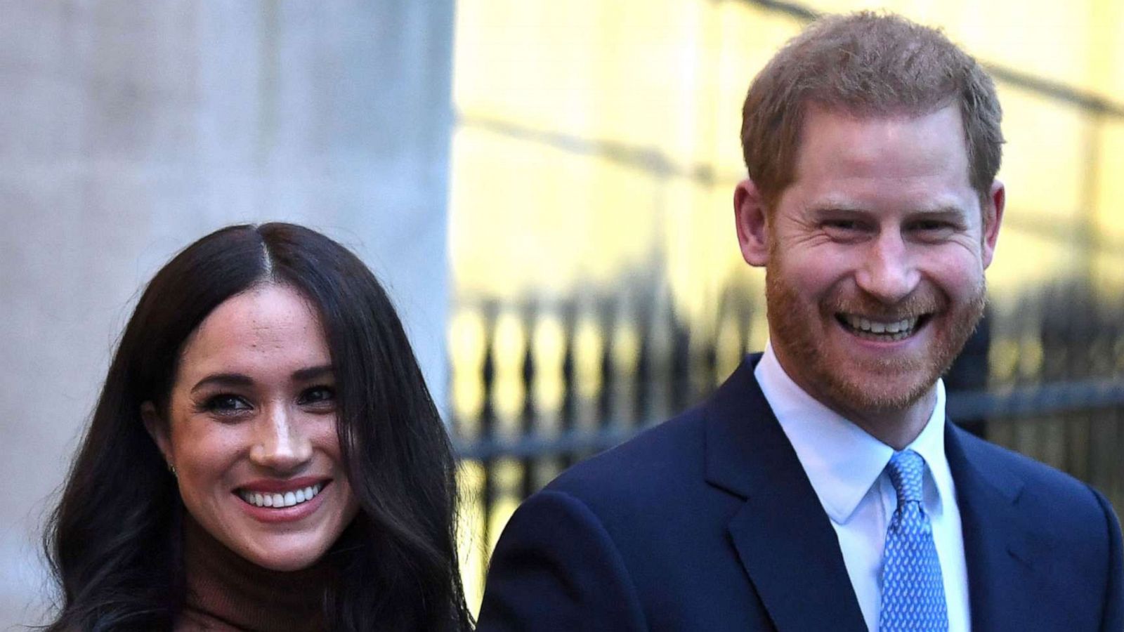 PHOTO: Prince Harry, Duke of Sussex and Meghan, Duchess of Sussex leave after their visit to Canada House in thanks for the warm Canadian hospitality and support they received during their recent stay in Canada, Jan. 7, 2020 in London.