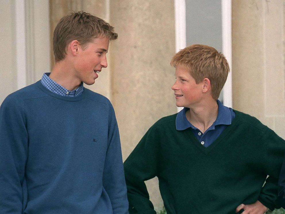 PHOTO: Prince William And Prince Harry At Highgrove, Gloucestershire, July 26, 1999.