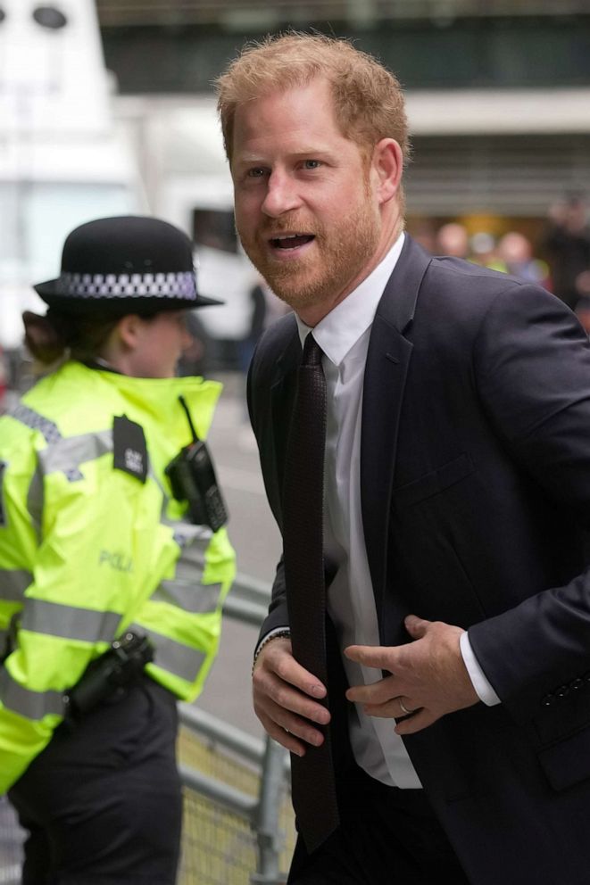 PHOTO: Prince Harry arrives at the High Court in London, June 6, 2023.