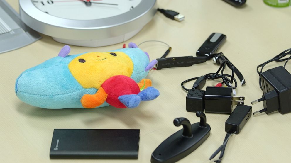 PHOTO: Hidden cameras can be anywhere from a stuffed doll to a phone charger. 