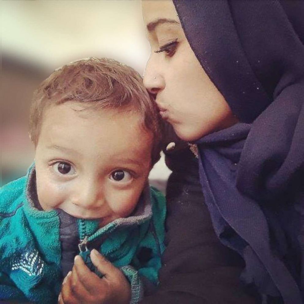 PHOTO: Hoda Muthana is pictured with her 18-month-old son. She left Alabama four years at the age of 19 to marry an ISIS fighter. Now, she wants to return to the U.S.